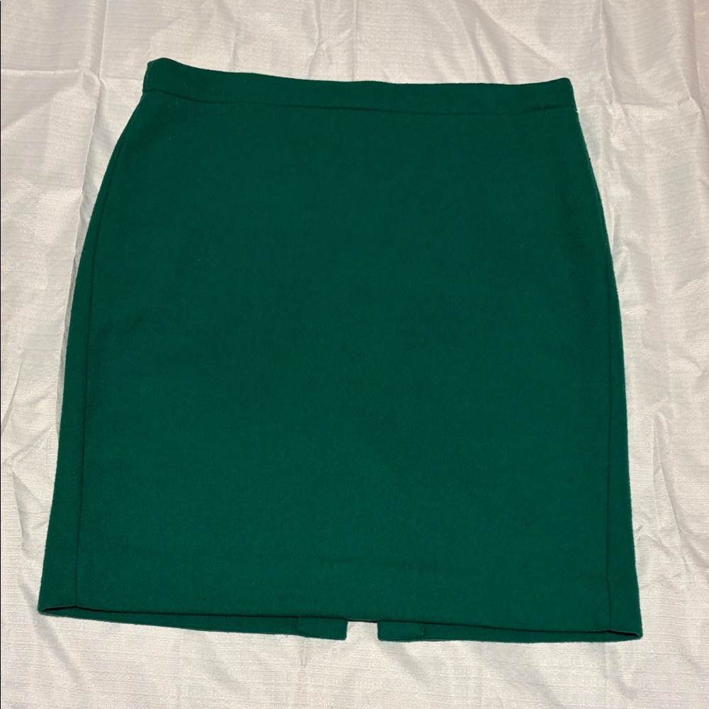 J. Crew Emerald Green Pencil Skirt